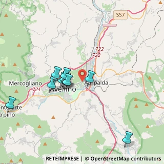 Mappa Via Cupa Muti, 83100 Avellino AV, Italia (3.58636)