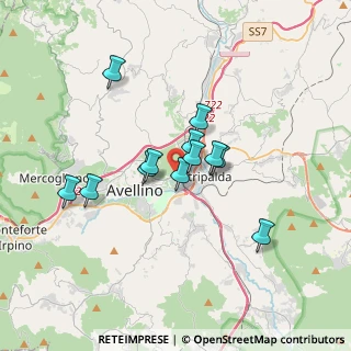 Mappa Via Cupa Muti, 83100 Avellino AV, Italia (2.895)
