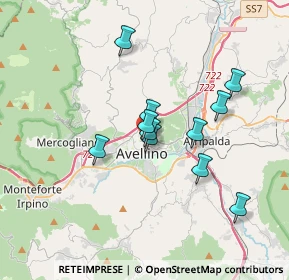 Mappa Via Antonio Giordano, 83100 Avellino AV, Italia (3.06727)