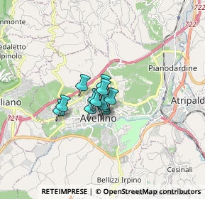 Mappa Via Antonio Giordano, 83100 Avellino AV, Italia (0.8675)