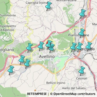 Mappa Via Antonio Giordano, 83100 Avellino AV, Italia (2.69643)