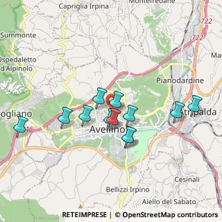 Mappa Via Antonio Giordano, 83100 Avellino AV, Italia (1.69583)