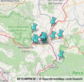 Mappa Via Antonio Giordano, 83100 Avellino AV, Italia (3.88273)