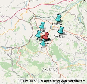 Mappa Largo Z. Bianco, 85028 Rionero In Vulture PZ, Italia (6.85667)