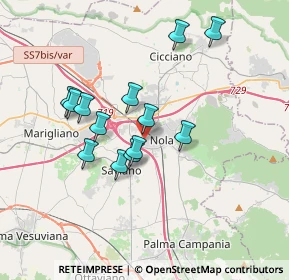 Mappa Via L Sannazaro, 80035 Nola NA, Italia (3.29538)