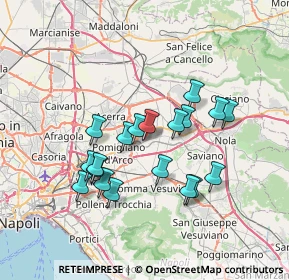 Mappa Via F. Russo, 80031 Brusciano NA, Italia (6.72421)