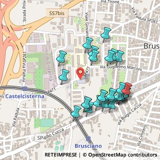 Mappa Via Vincenzo Gioberti, 80031 Brusciano NA, Italia (0.26536)