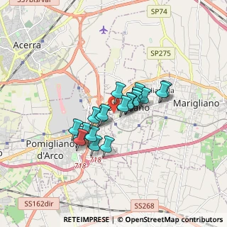 Mappa Via Vincenzo Gioberti, 80031 Brusciano NA, Italia (1.2715)