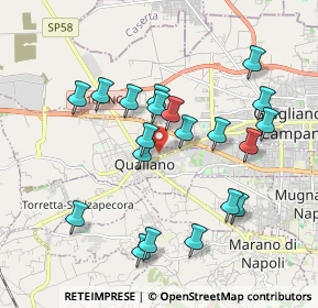 Mappa Via Papa Giovanni XXIII, 80019 Qualiano NA, Italia (1.96)