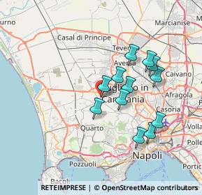 Mappa Via Papa Giovanni XXIII, 80019 Qualiano NA, Italia (6.59417)