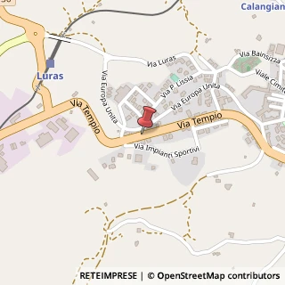 Mappa Via Tempio,  79, 07023 Calangianus, Olbia-Tempio (Sardegna)