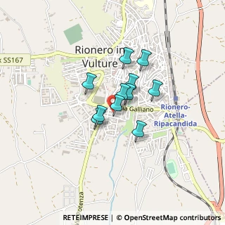 Mappa Via Carlo Marx, 85028 Rionero In Vulture PZ, Italia (0.28091)