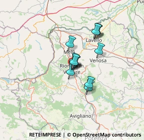 Mappa Via Filippo Turati, 85028 Rionero In Vulture PZ, Italia (8.81917)