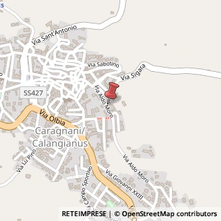 Mappa Via Aldo Moro, 11A, 07023 Calangianus, Olbia-Tempio (Sardegna)
