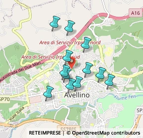 Mappa Viale S. Francesco d'Assisi, 83100 Avellino AV, Italia (0.75417)