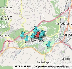 Mappa Viale S. Francesco d'Assisi, 83100 Avellino AV, Italia (0.88357)