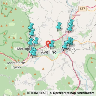 Mappa Viale S. Francesco d'Assisi, 83100 Avellino AV, Italia (3.66077)