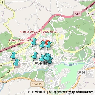 Mappa Via Francesco Scandone, 83100 Avellino AV, Italia (0.91727)