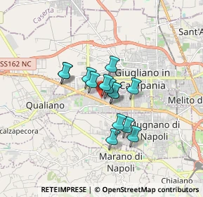 Mappa 80100 Villaricca NA, Italia (1.14571)