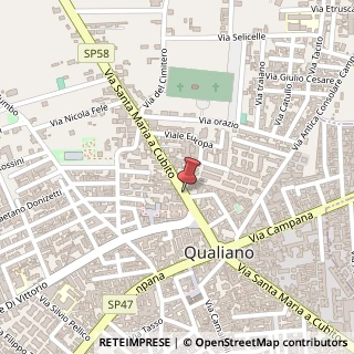 Mappa Via Santa Maria a Cubito, 195, 80019 Qualiano NA, Italia, 80019 Qualiano, Napoli (Campania)