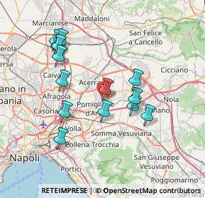 Mappa Presso, 80038 Pomigliano d'Arco NA, Italia (7.54357)