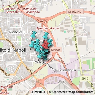 Mappa Via Thomas Alva Edison, 80017 Melito di Napoli NA, Italia (0.24138)