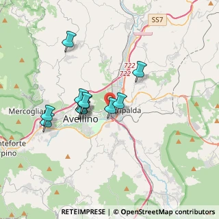 Mappa Via Fontanatetta, 83100 Avellino AV, Italia (3.21545)