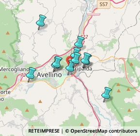 Mappa Via Fontanatetta, 83100 Avellino AV, Italia (2.57091)