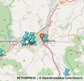 Mappa Via Fontanatetta, 83100 Avellino AV, Italia (3.75455)