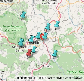 Mappa Via Fontanatetta, 83100 Avellino AV, Italia (6.75615)