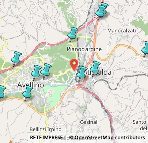 Mappa Via Fontanatetta, 83100 Avellino AV, Italia (2.66455)