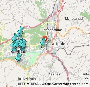 Mappa Via Fontanatetta, 83100 Avellino AV, Italia (2.49833)