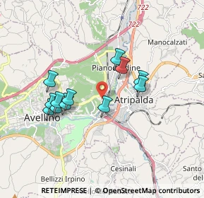 Mappa Via Fontanatetta, 83100 Avellino AV, Italia (1.71167)