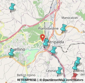 Mappa Via Fontanatetta, 83100 Avellino AV, Italia (3.76615)