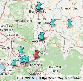 Mappa Via Fontanatetta, 83100 Avellino AV, Italia (18.10667)