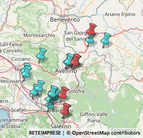 Mappa Via Fontanatetta, 83100 Avellino AV, Italia (16.114)