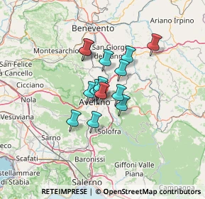 Mappa Via Fontanatetta, 83100 Avellino AV, Italia (8.768)