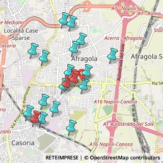 Mappa Via Galliano, 80021 Afragola NA, Italia (1.0555)