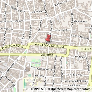 Mappa Corso E. de Nicola, 62, 80021 Afragola, Napoli (Campania)