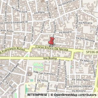 Mappa Corso E. de Nicola, 58, 80021 Afragola, Napoli (Campania)
