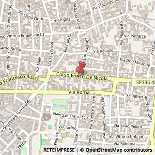Mappa Corso E. de Nicola, 63, 80021 Afragola, Napoli (Campania)