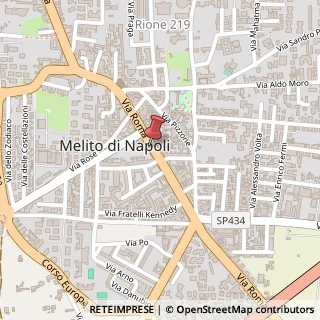 Mappa Via Roma, 186, 80017 Melito di Napoli, Napoli (Campania)