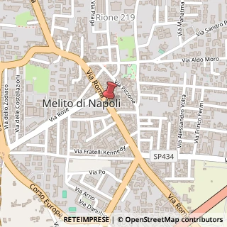 Mappa Via Roma, 180, 80017 Melito di Napoli, Napoli (Campania)