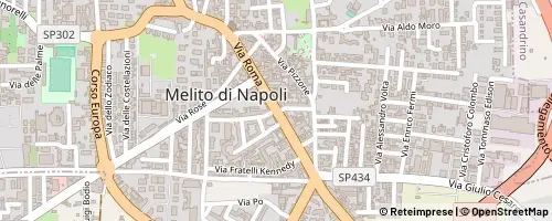Mappa Melito di Napoli