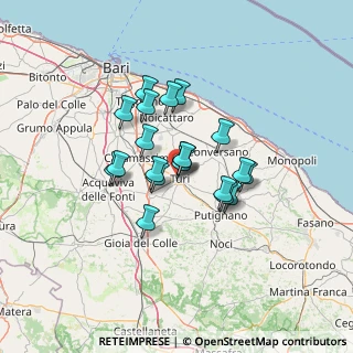 Mappa Via Casamassima, 70010 Turi BA, Italia (10.3985)
