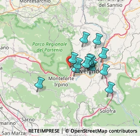 Mappa Corso Garibaldi, 83013 Mercogliano AV, Italia (5.36571)