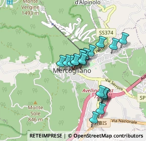 Mappa Corso Garibaldi, 83013 Mercogliano AV, Italia (0.7135)