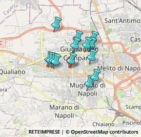Mappa Via Chianese, 80010 Villaricca NA, Italia (1.31571)