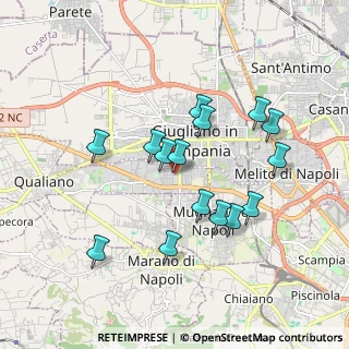 Mappa Via Pellegrino Capitano, 80010 Villaricca NA, Italia (1.80533)