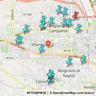 Mappa Via Pellegrino Capitano, 80010 Villaricca NA, Italia (1.3705)